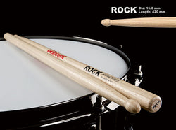 Wincent USA Hickory Standard Wood Tip 2R Rock Drum Sticks