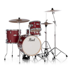 Pearl Midtown Series 4-piece Drum Set with Hardware – Matte Red