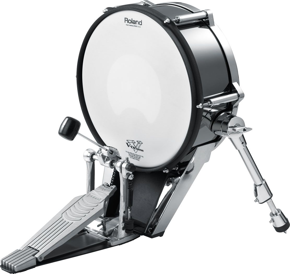 Roland KD-140BC Kick Trigger Pad in Black Chrome