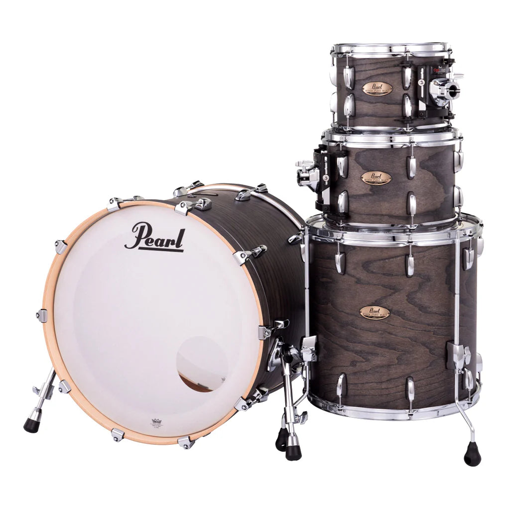 Pearl Session Studio Select 4pc Fusion Shell Pack - Black Satin Ash