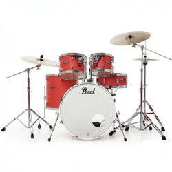Pearl Decade Maple Fusion Plus Shell Pack - Matte Racing Red