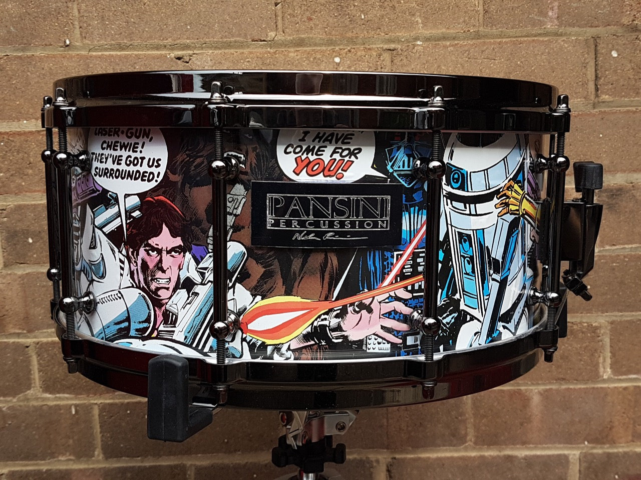 Pansini Percussion Custom Star Wars Snare Drum 14x6.5