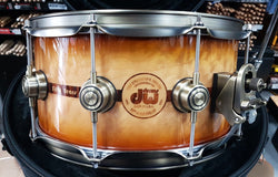 DW 50th Anniversary 6.5x14 Snare with Bag - Burnt Toast Burst (Lacquer)