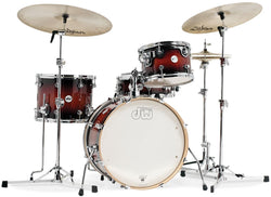 DW Design Series Tobacco Burst Gloss Lacquer Frequent Flyer 4 piece Shell Pack