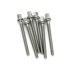 DW DWSM225C True Pitch Tension Rod M5 0.8 X 20.25 Inches, Chrome