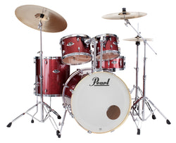 Pearl EXX Export Plus 22 inch Rock Kit Package - Black Cherry Glitter