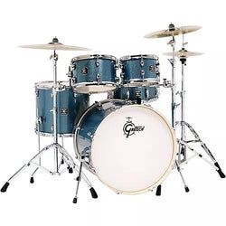 Gretsch Energy 20 inch 5 piece Drum Kit With Hardware Blue Sparkle