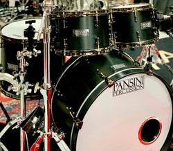 Pansini Percussion kit in Brushed matt black