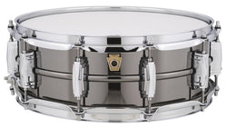 Ludwig Black Beauty Brass LB416 - 5 by 14 incj Smooth Shell, Imperial Lugs