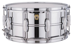 Ludwig Supraphonic Chrome LM402 - 6.5 x 14 inch Smooth Shell, Imperial Lugs