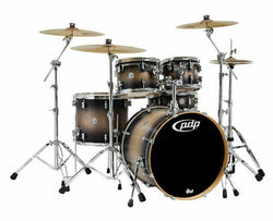 PDP Concept Maple Series 20 inch 5 piece Satin Charcoal Burst Shell Pack Only)