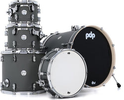 PDP Concept Maple Series 20 inch 5 piece Satin Pewter Shell Pack Only)