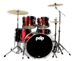 PDP Mainstage 5 piece 20 inch Candy Apple with Chrome Hardware