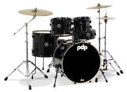 PDP Mainstage 5pc 22in Black Metallic with Black HW