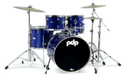PDP Mainstage 5pc 22in Midnight Blue with Chrome HW