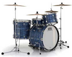 Pearl President Series Deluxe 75th Anniversary Shell Pack: 12,14,20 - Ocean Ripple Finish