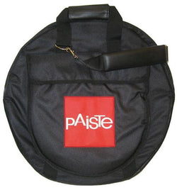 Paiste Professional 24in cymbal bag black with Paiste logo front view