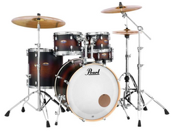 Pearl Decade Maple 22 inch Fusion Plus Kit with Hardware - Satin Brown Burst