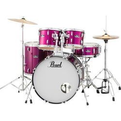 Pearl RS Roadshow-X 22 inch Fusion Plus Drum Kit Package – Pink Metallic