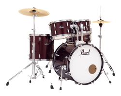 Pearl RS Roadshow-X 22 inch Fusion Plus Drum Kit Package – Red Wine