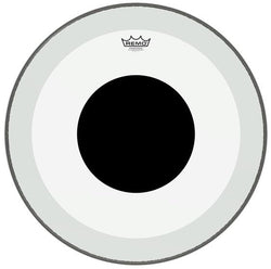 Remo Powerstroke 3 Clear 24” w/ Black Dot Bass Drumhead