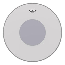 Remo Powerstroke 3 Coated 24” w/ Black Dot Coated Bass Drumhead