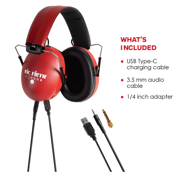 Vic Firth Bluetooth Isolation Headphones