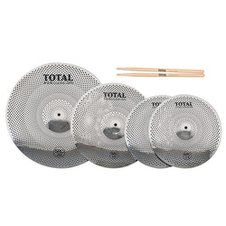 Total Percussion SRC50 14/16/20 Sound Reduction Cymbal Set
