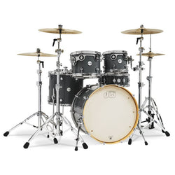 DW Design 5 piece Drum Set with 22 inch Bass Drum – Steel Grey